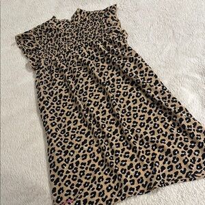 Leopard Print Kids Dress